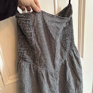 Aerie Black and White Pant Jumpsuit